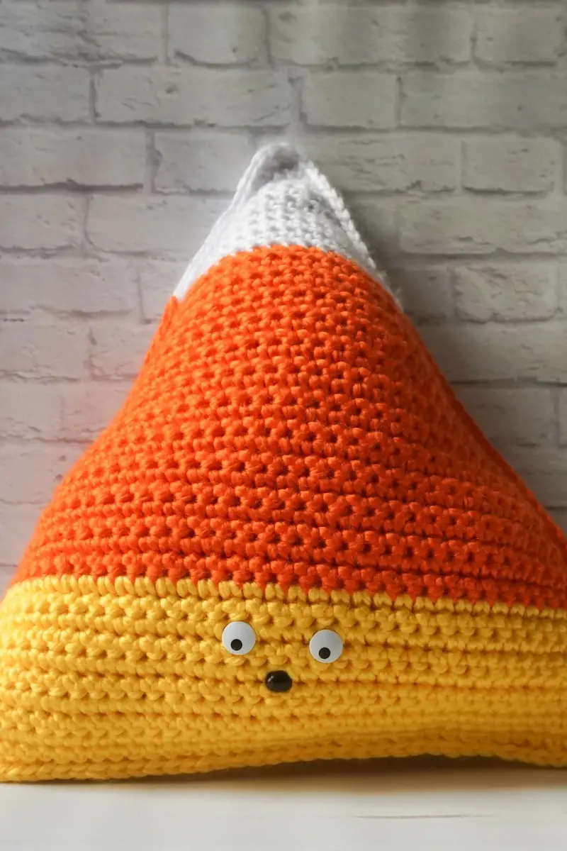 Kernel The Giant Candy Corn Softie (Crochet) 1