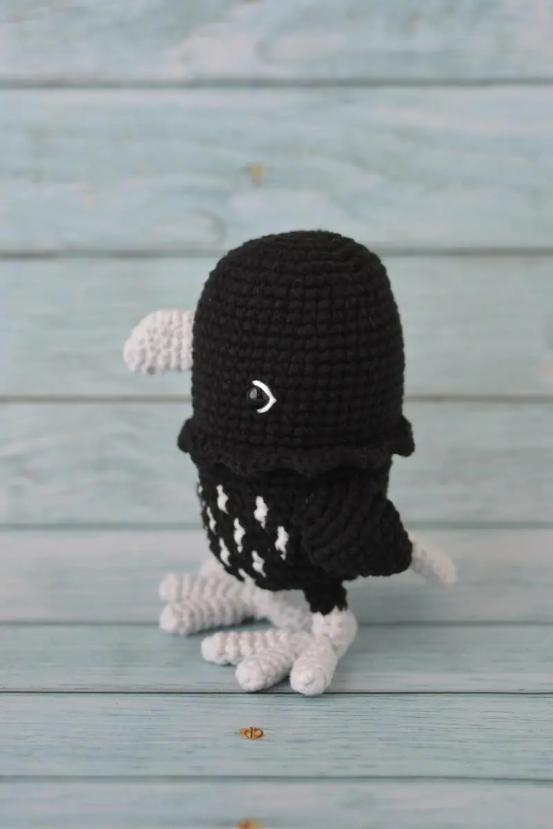 Kieran The Raven (Crochet) 2