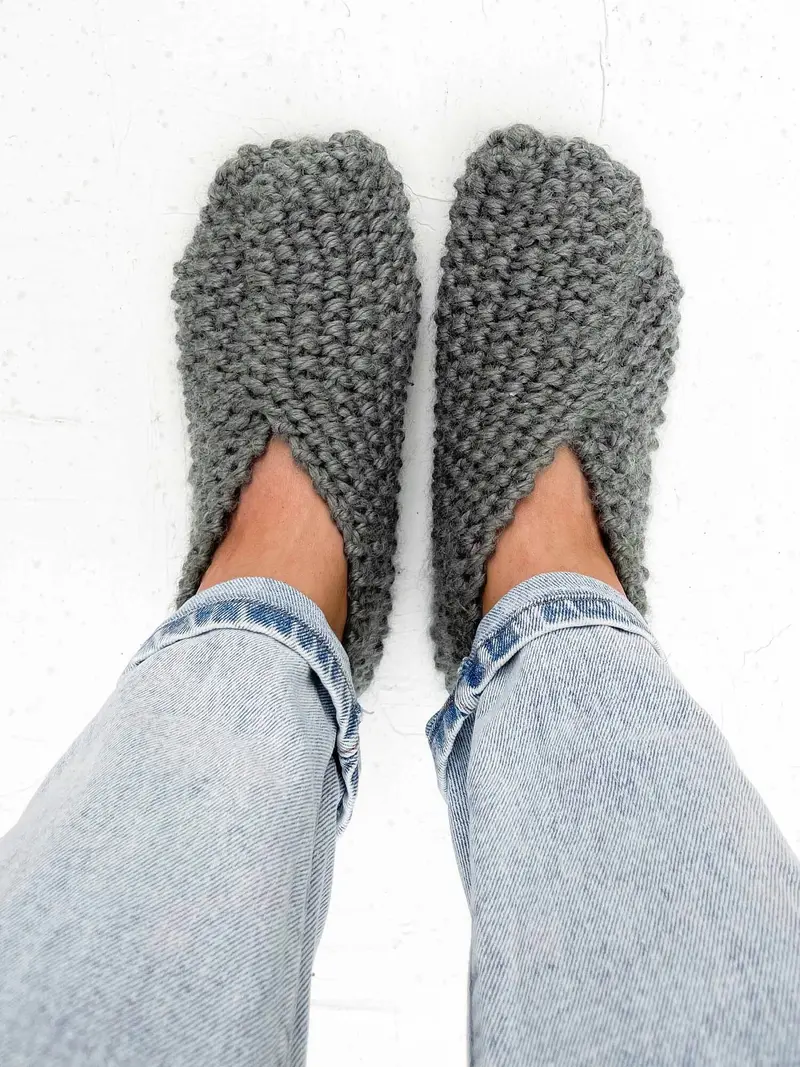 Knit Kit - 2 Hour Knit Slippers 2