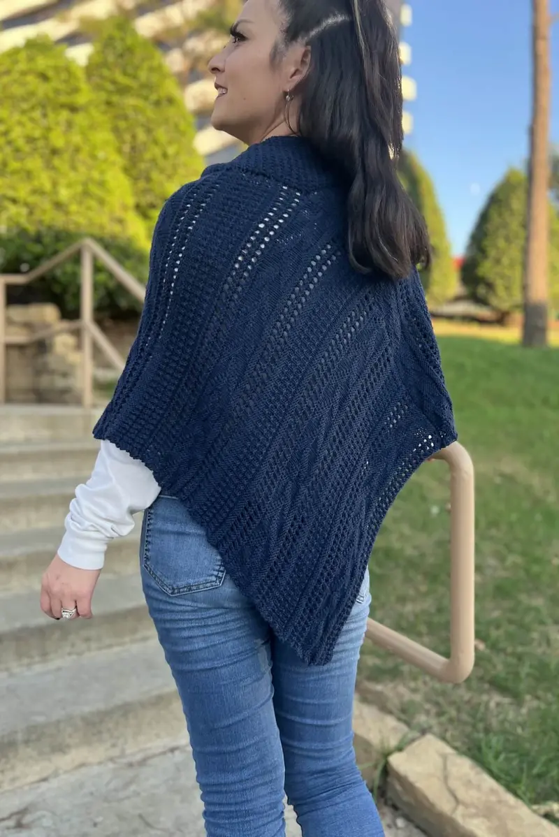 Knit Kit - A Walk In The Park Poncho 2