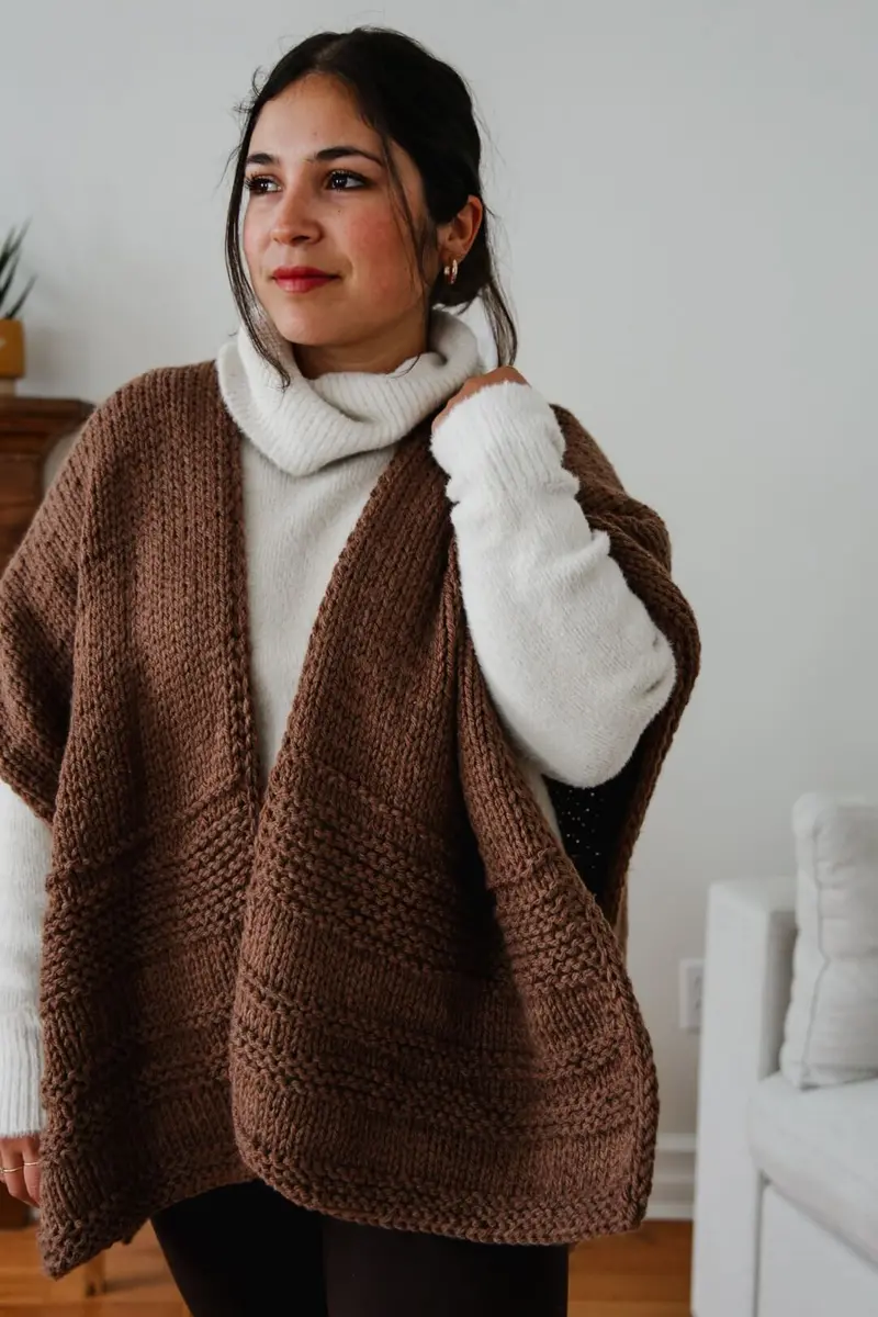 Knit Kit - Alpine Cape 1