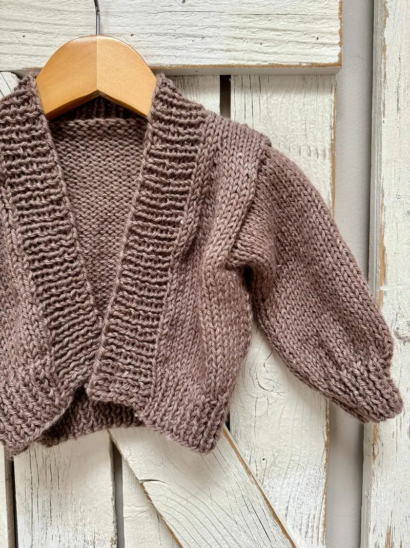 Knit Kit - Amity Baby Cardigan 2