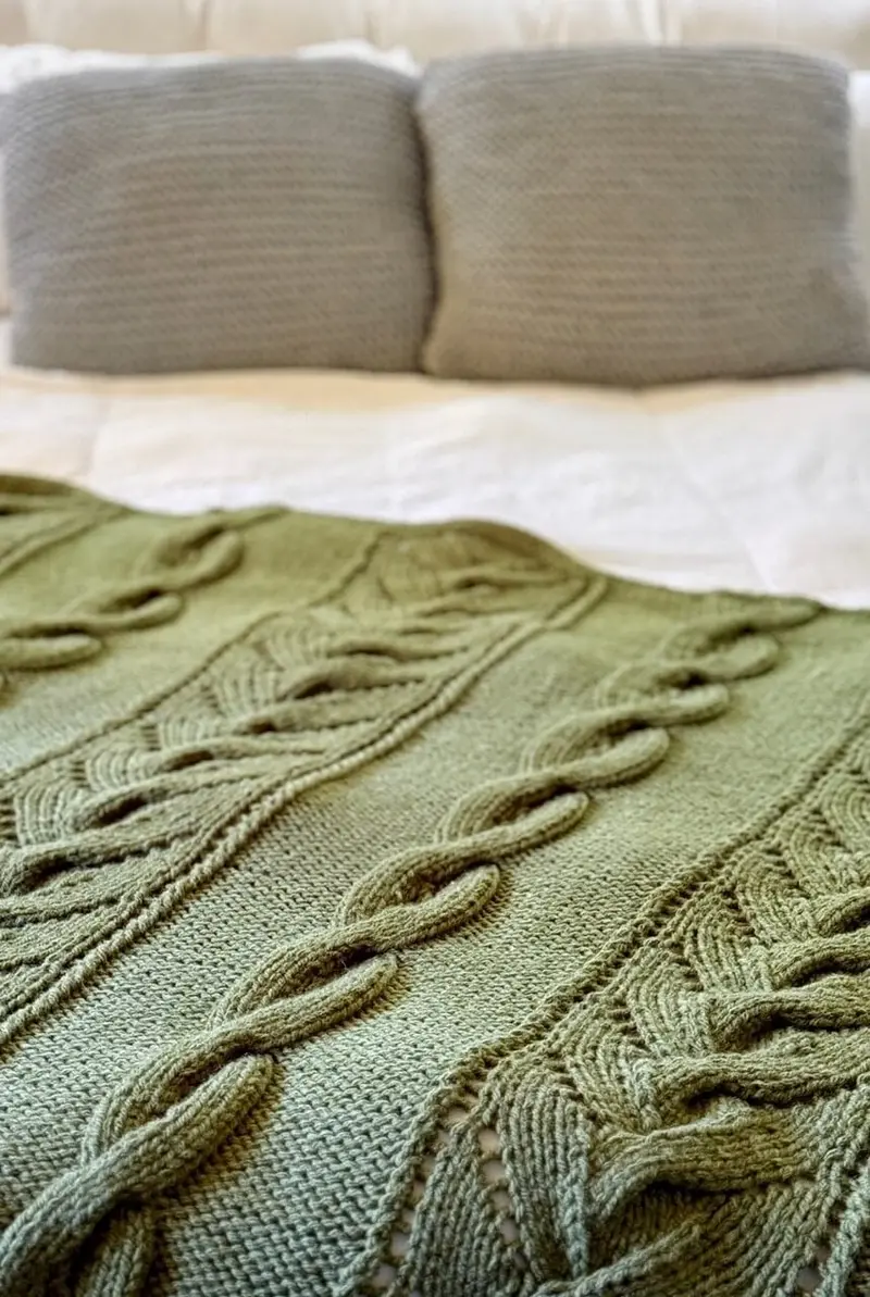 Knit Kit - Aspen Blanket 1