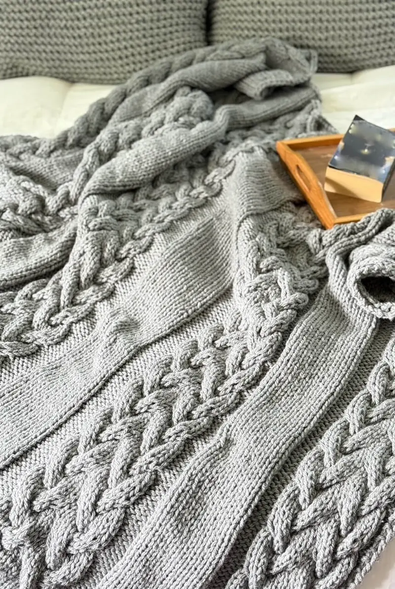 Knit Kit - Austin Blanket 1