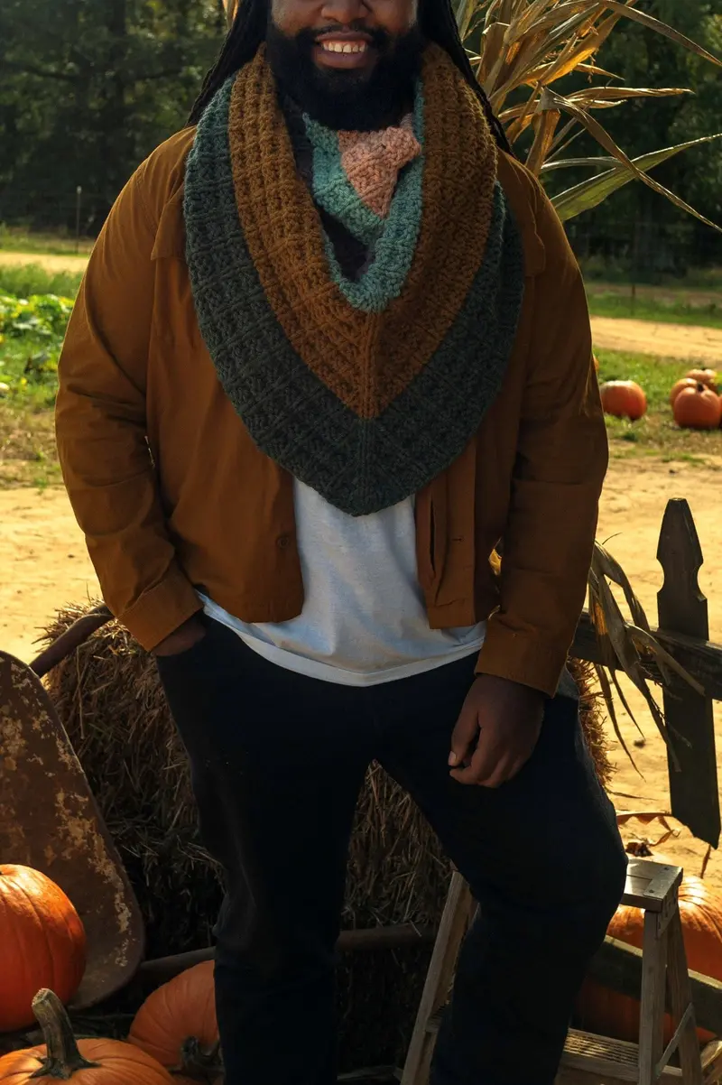 Knit Kit - Autumnity Shawl 2