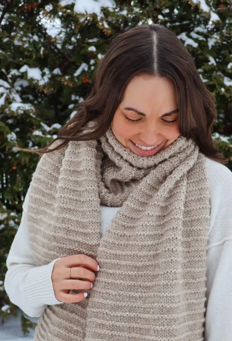 Knit Kit - Baseline Scarf 1