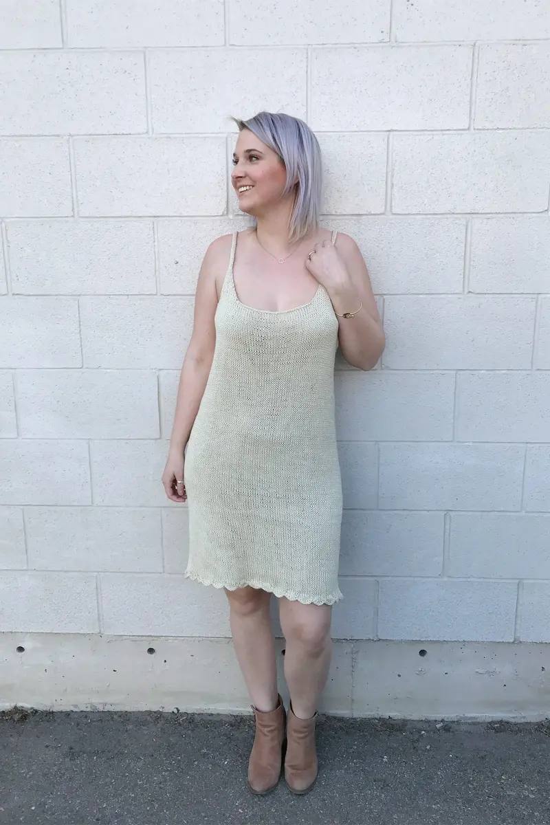 Knit Kit - Bb Cutie Scalloped Dress 1