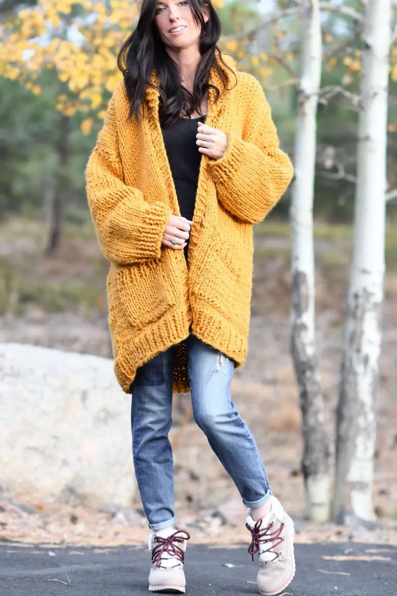 Knit Kit - Big Coat Cardigan 1