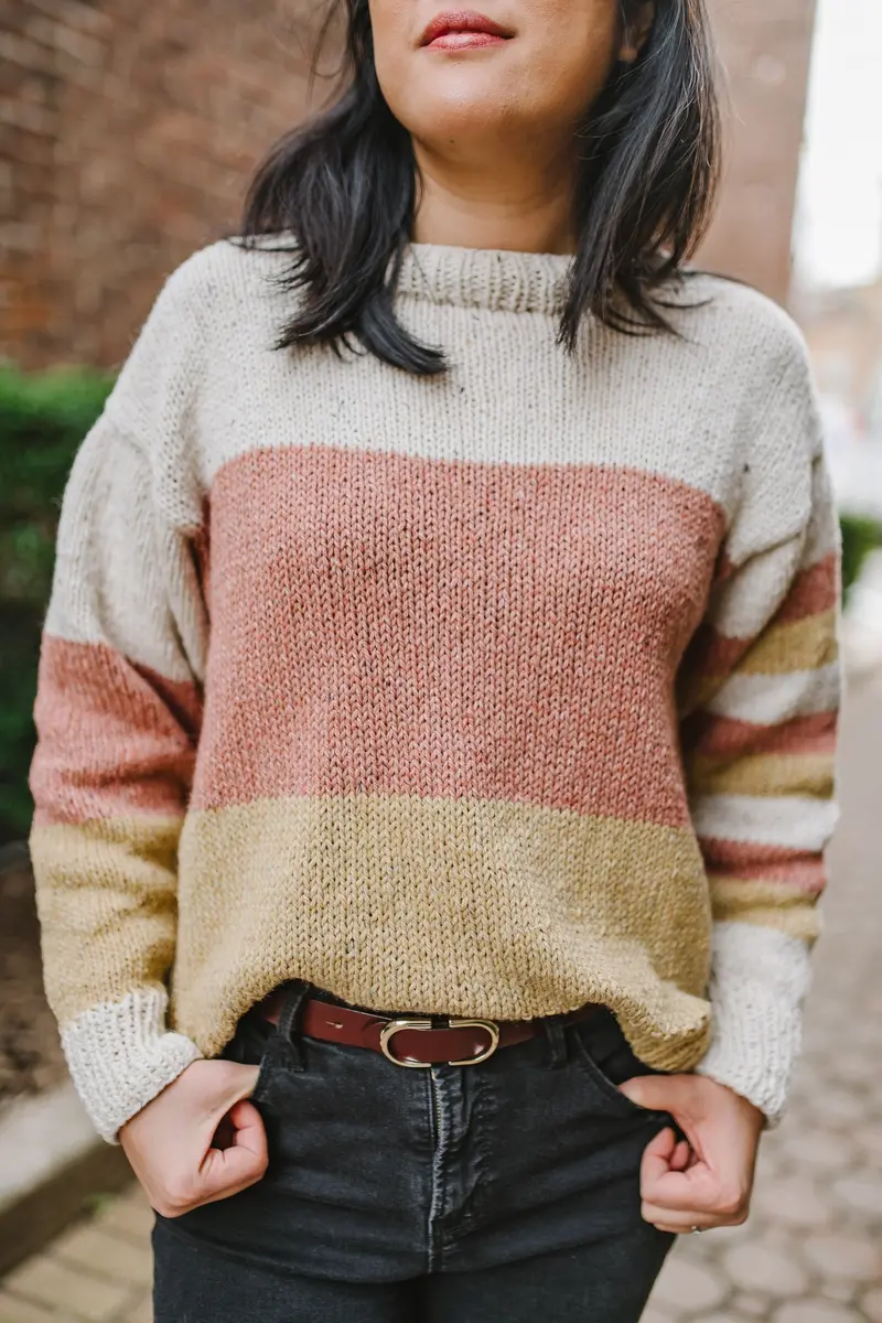 Knit Kit - Block Party Sweater 1
