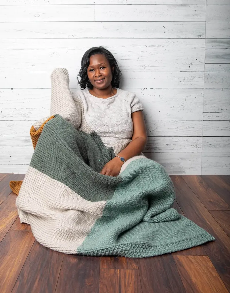 Knit Kit - Bloque Blanket 2