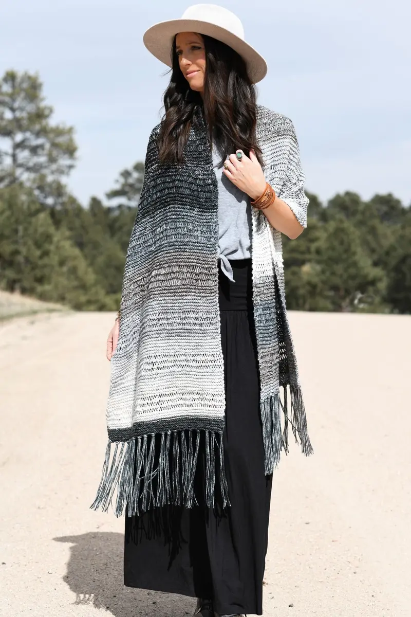 Knit Kit - Bohème Days Wrap 1