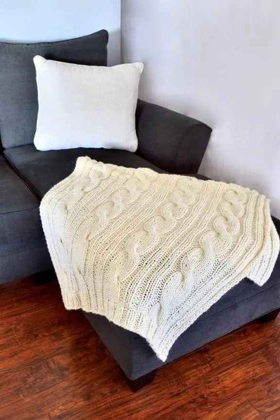 Knit Kit - Cabin Blanket 1