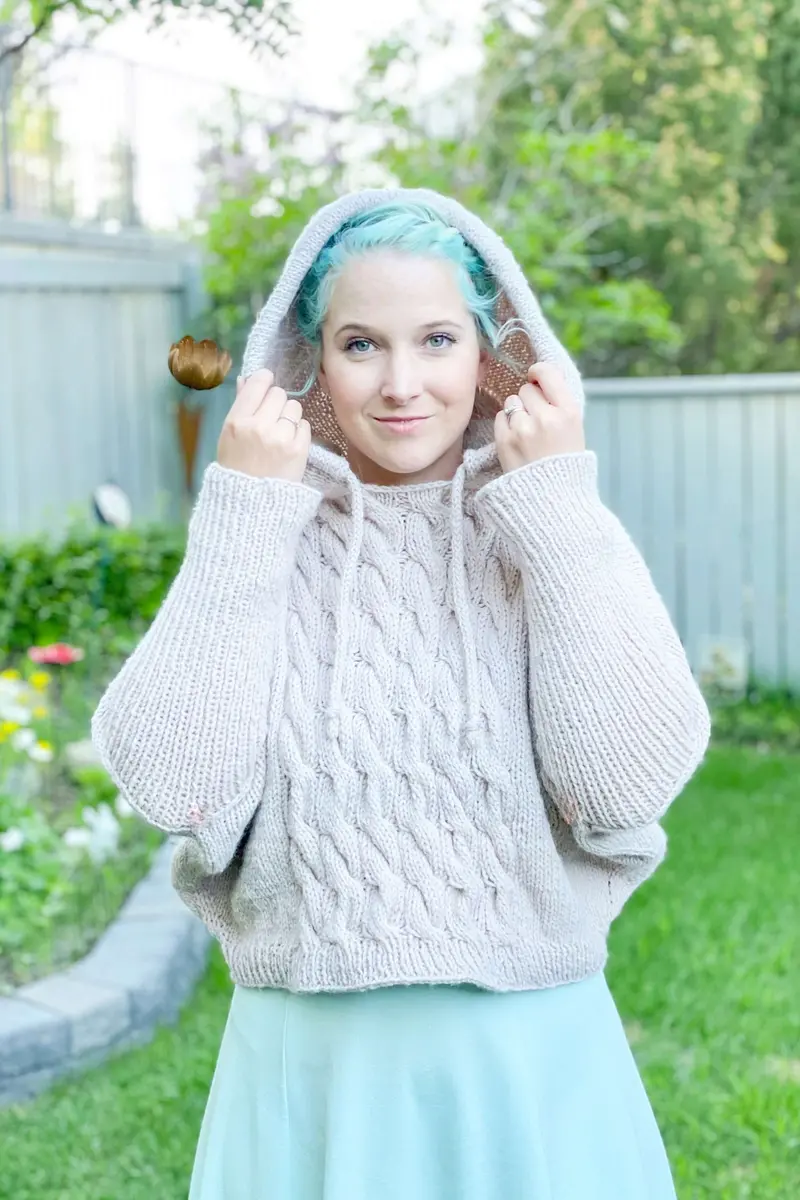 Knit Kit - Cable Crush Hoodie 1