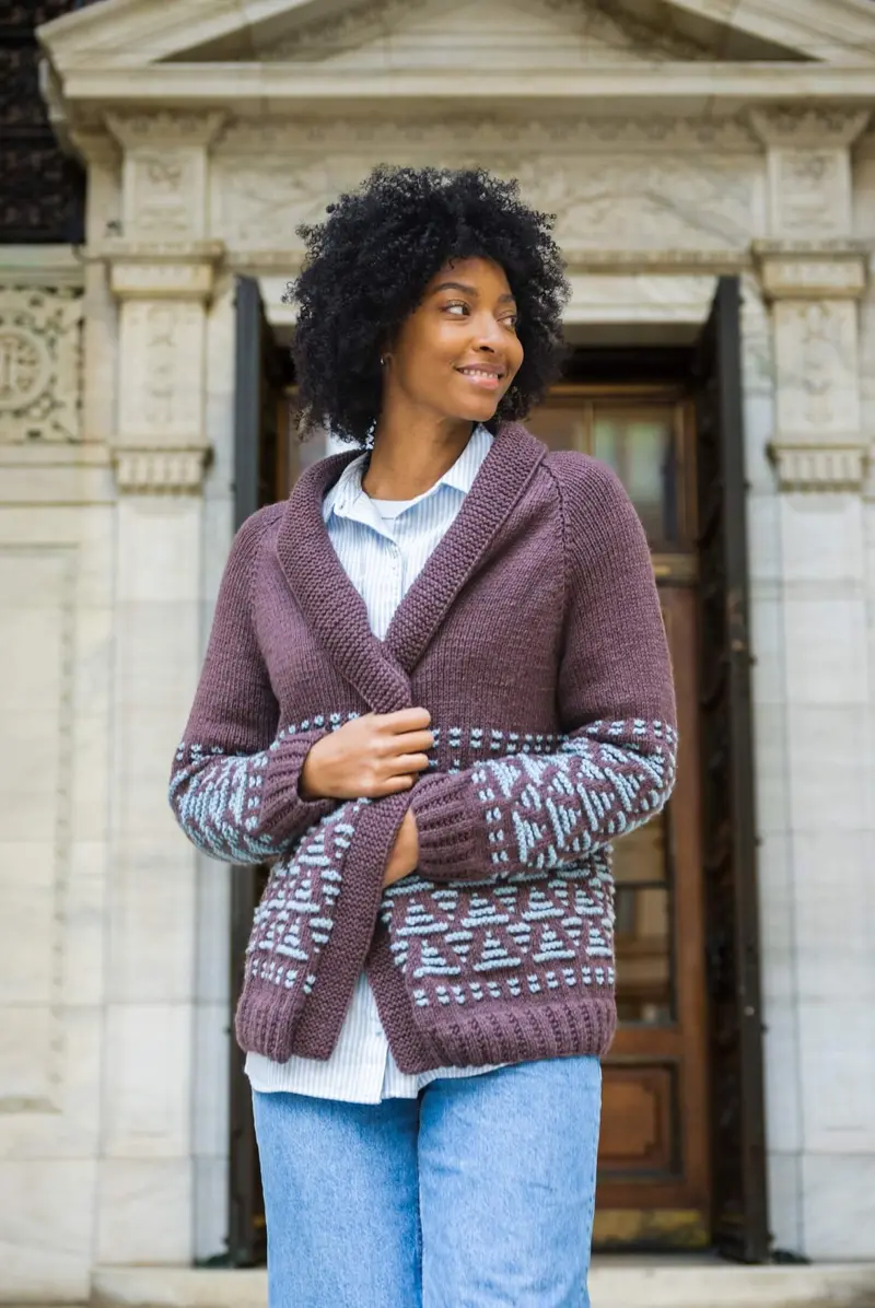 Knit Kit - Catskill Raglan Cardigan 1