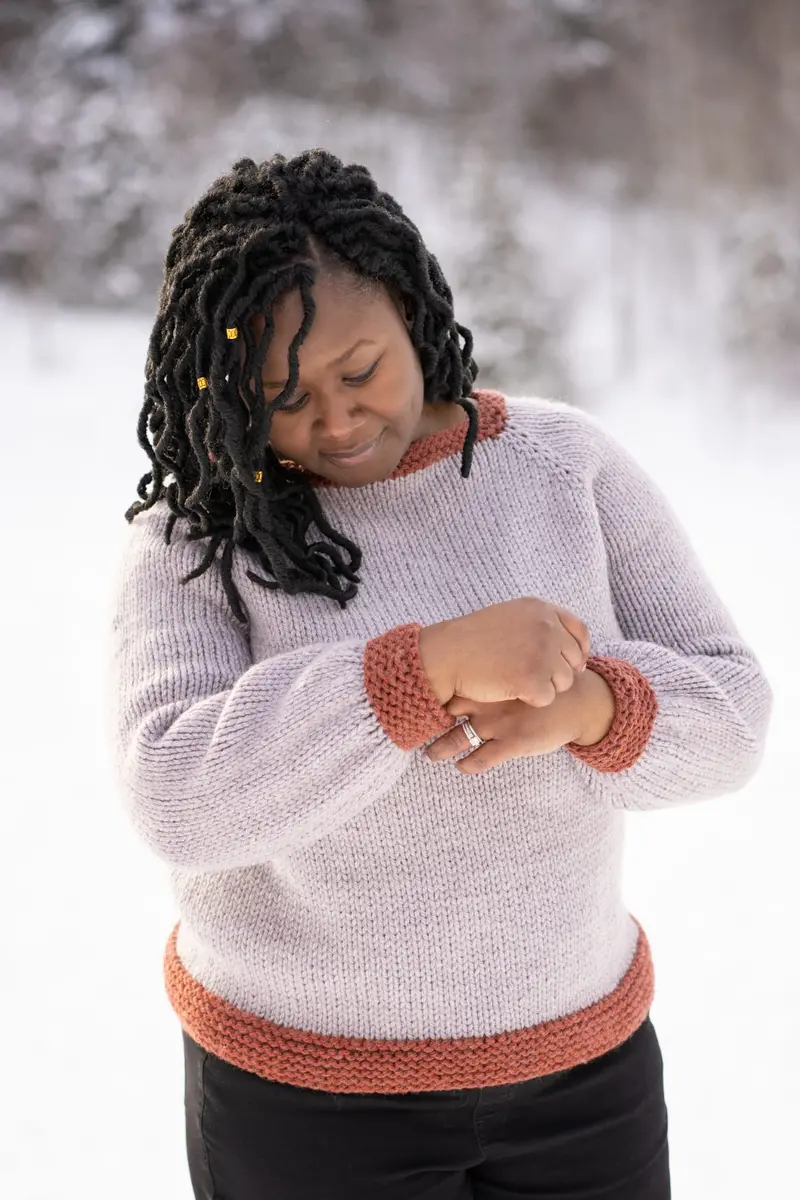 Knit Kit - Chella Chunky Sweater 1