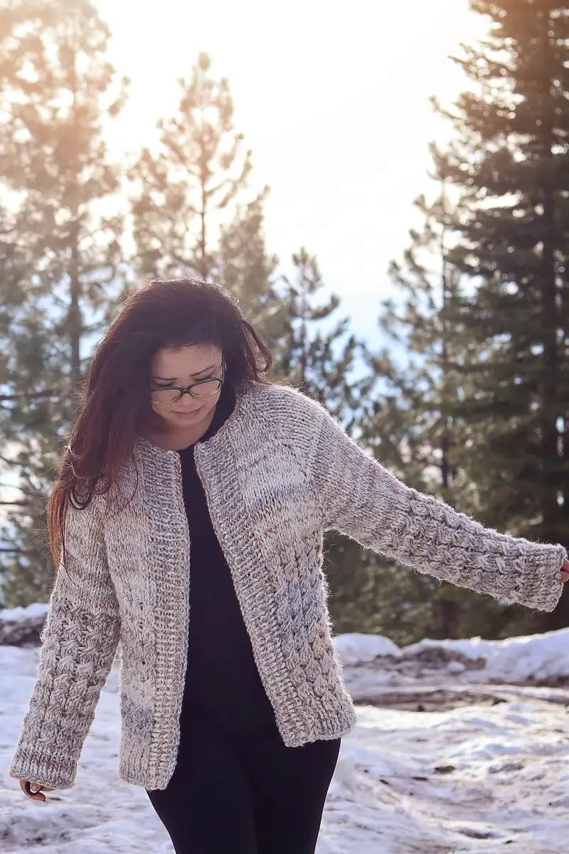 Knit Kit - Chunky Ava Cardigan 1