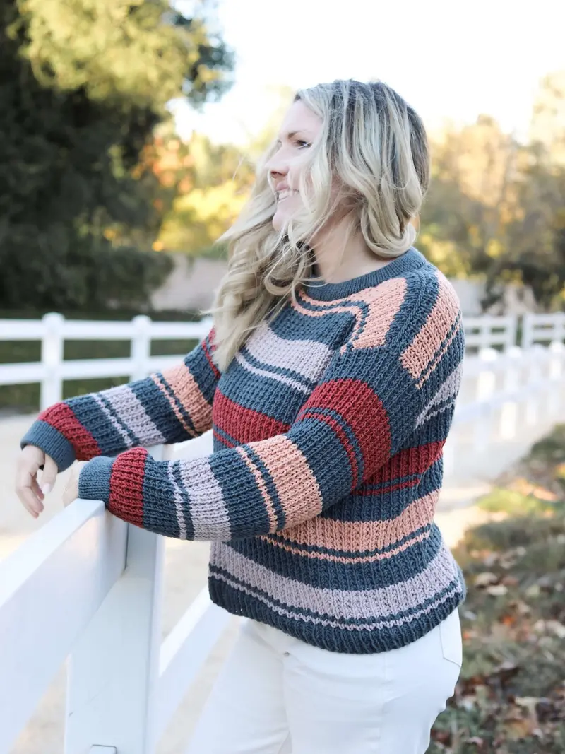 Knit Kit - Cinnastripe Sweater 2