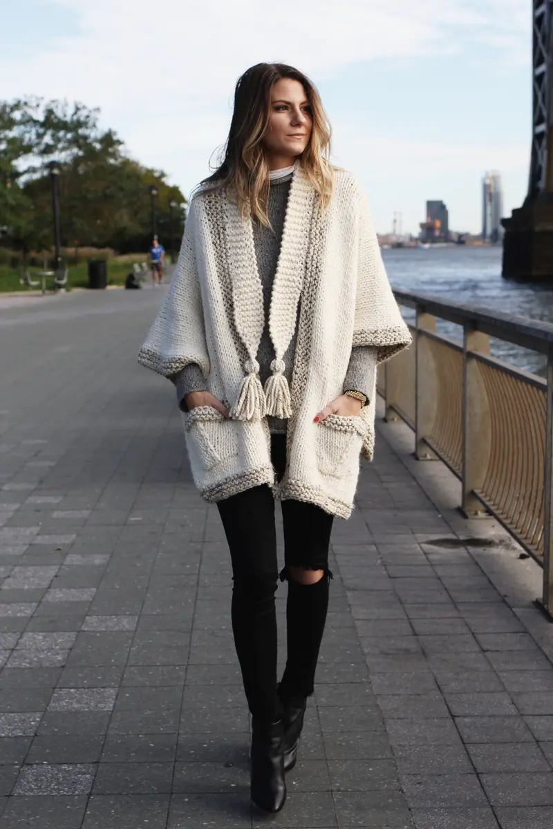 Knit Kit - Cobble Hill Morning Cape 2