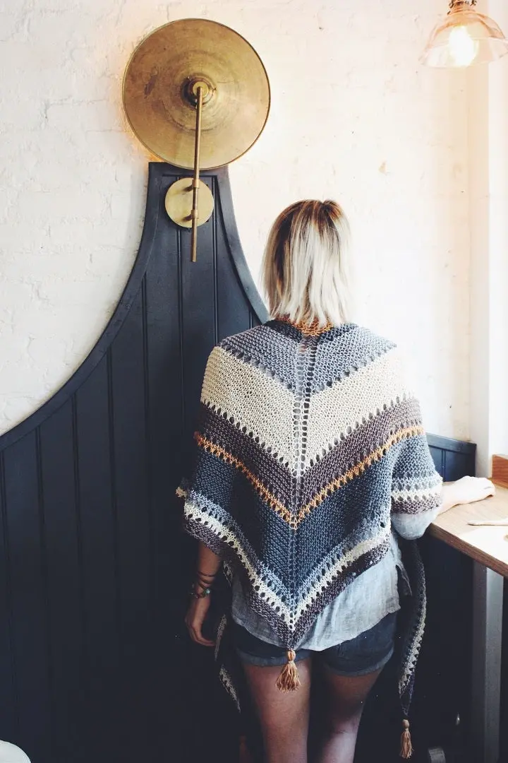 Knit Kit - Coffee Shop Wrap 1