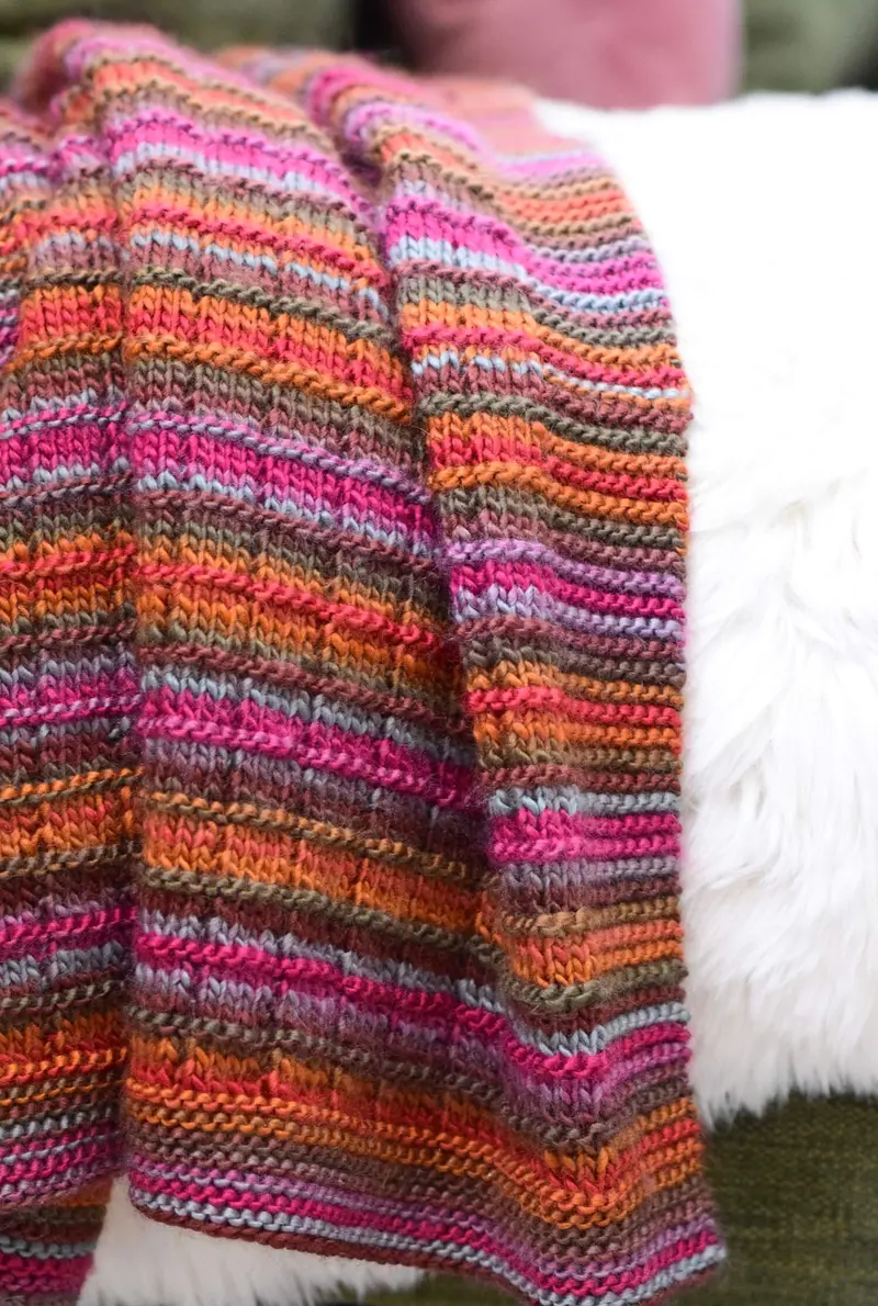 Knit Kit - Colorado Prismatic Throw 1