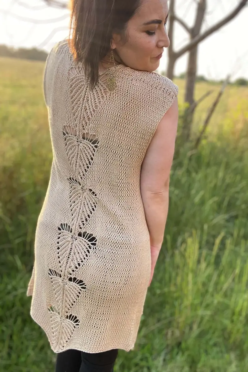 Knit Kit - Deltoid Leaf Vest 1