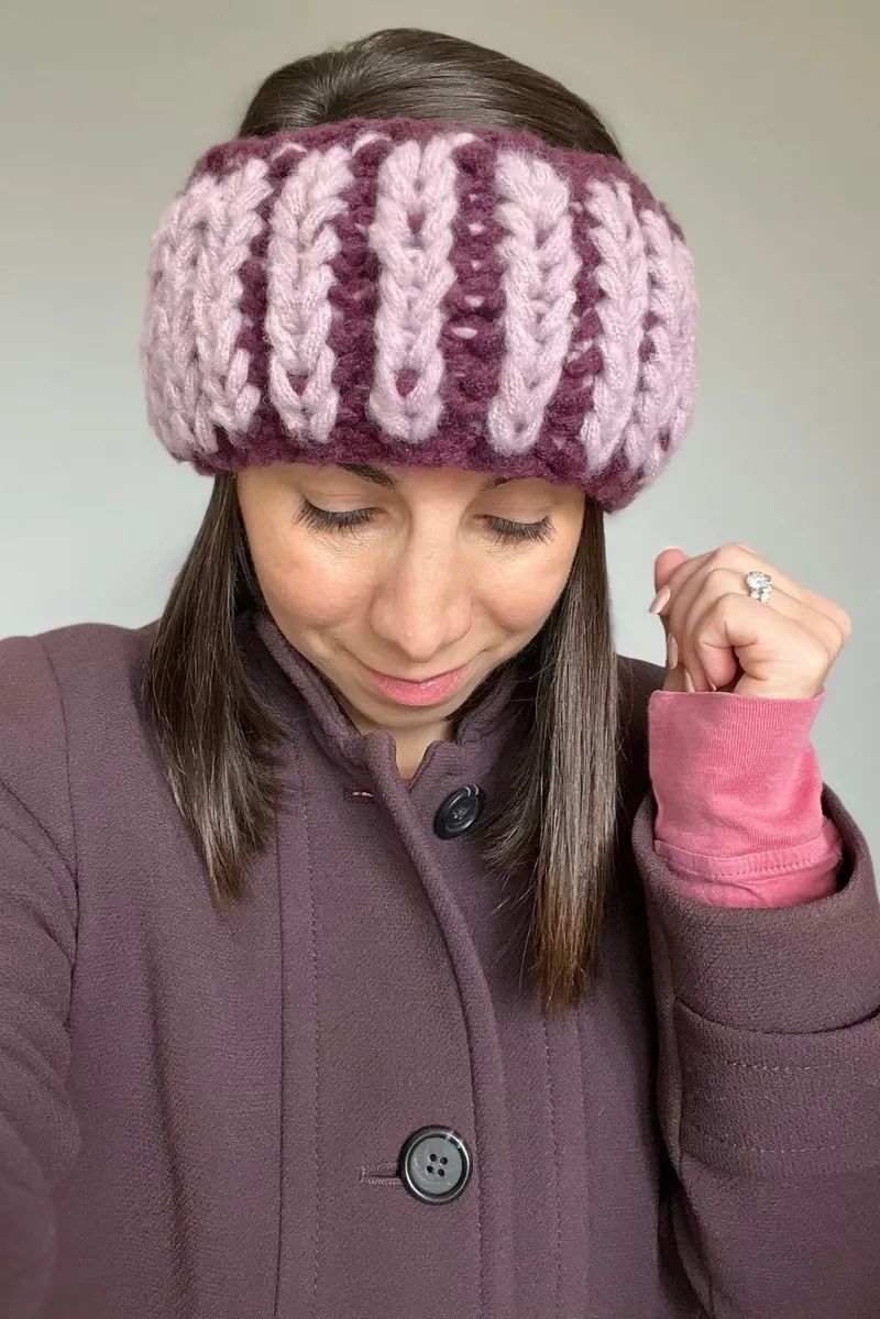 Knit Kit - Duality Ear Warmer 1
