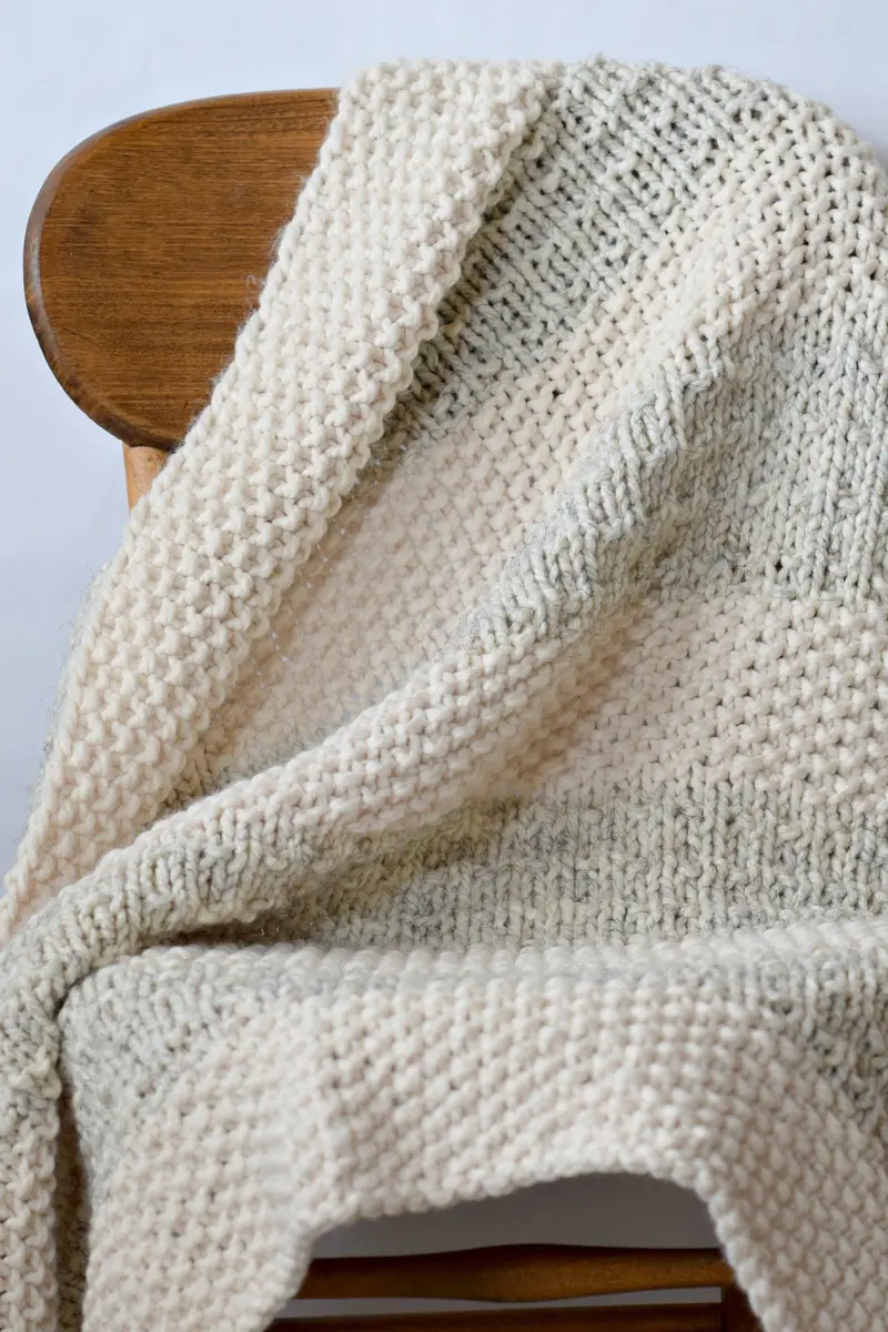 Knit Kit - Easy Heirloom Knit Blanket 1