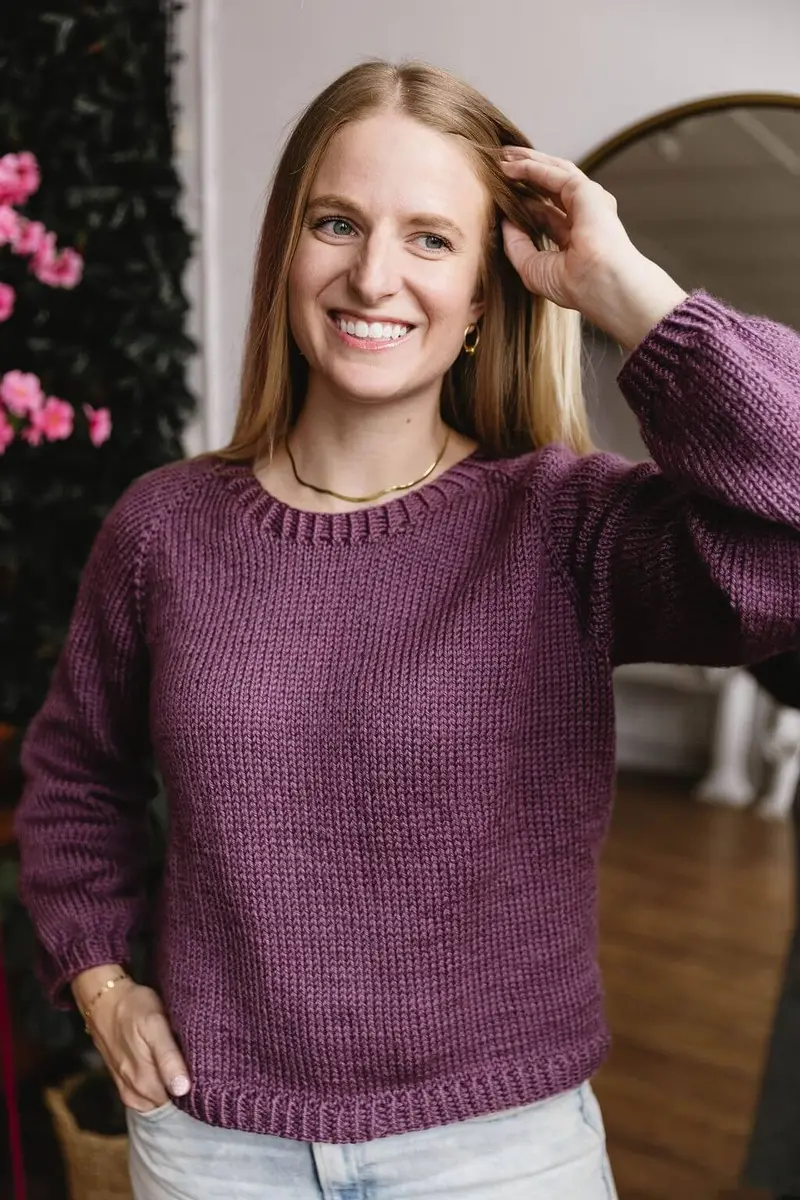Knit Kit - Easy Street Sweater 1