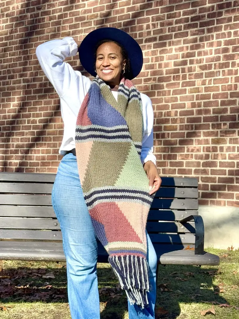 Knit Kit - Emily's Knit Paris Scarf 2