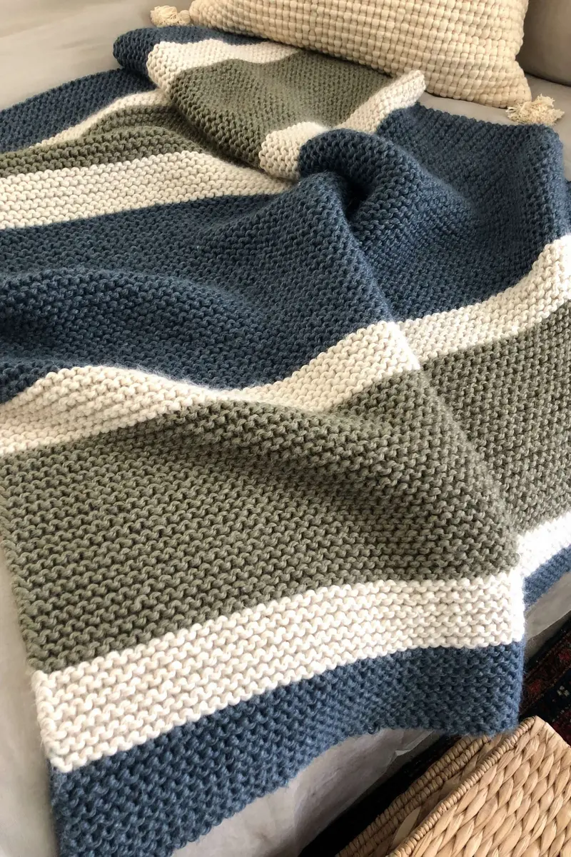Knit Kit - Every Now And Then Blanket 1