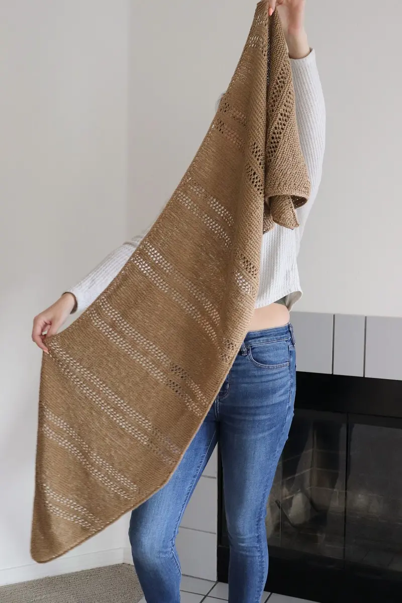 Knit Kit - Fancy Fall Shawl 1