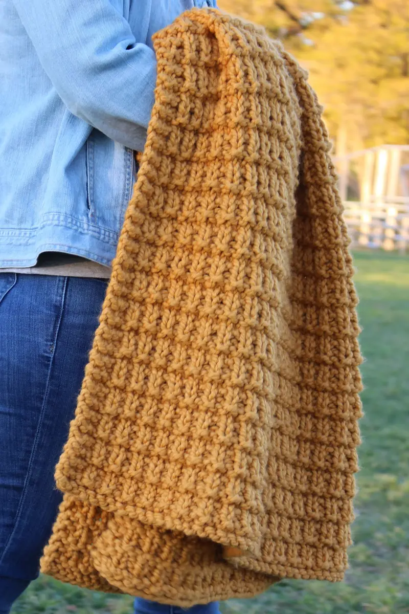 Knit Kit - Game Time Blanket 1