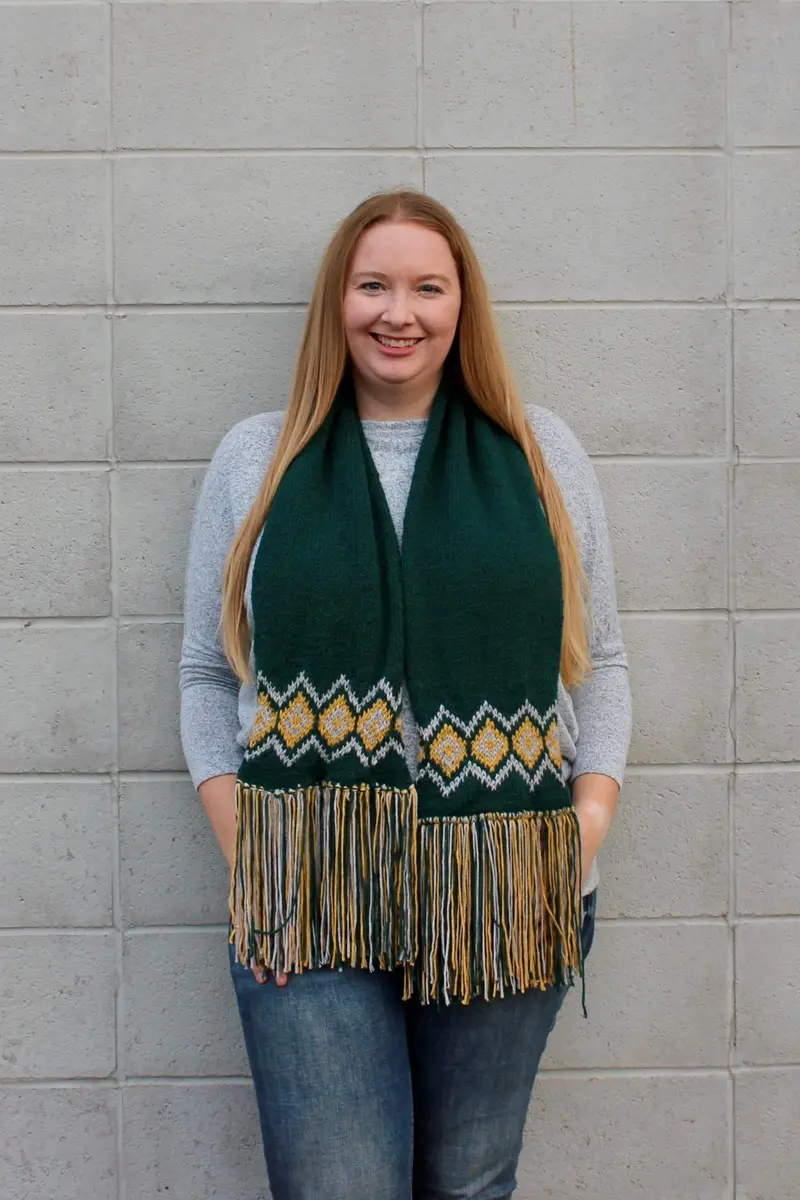 Knit Kit -  Golden Bear Scarf 1