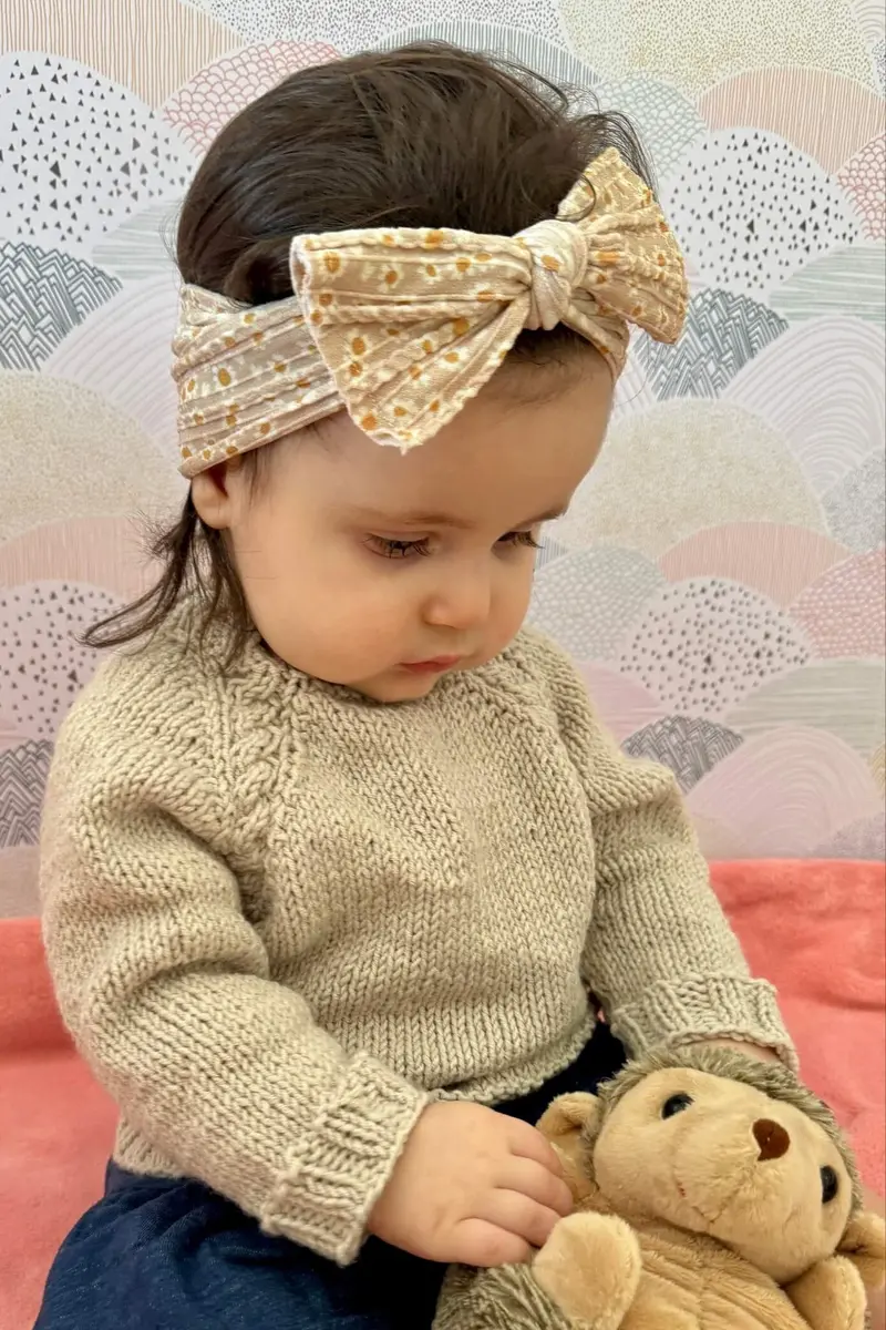 Knit Kit - Half-Pint Baby Raglan 1