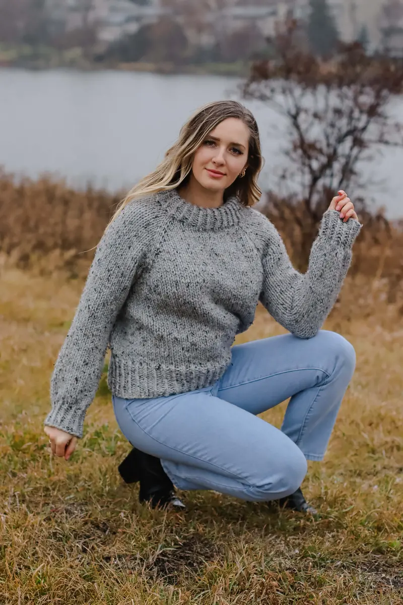 Knit Kit - Hazy River Raglan 2