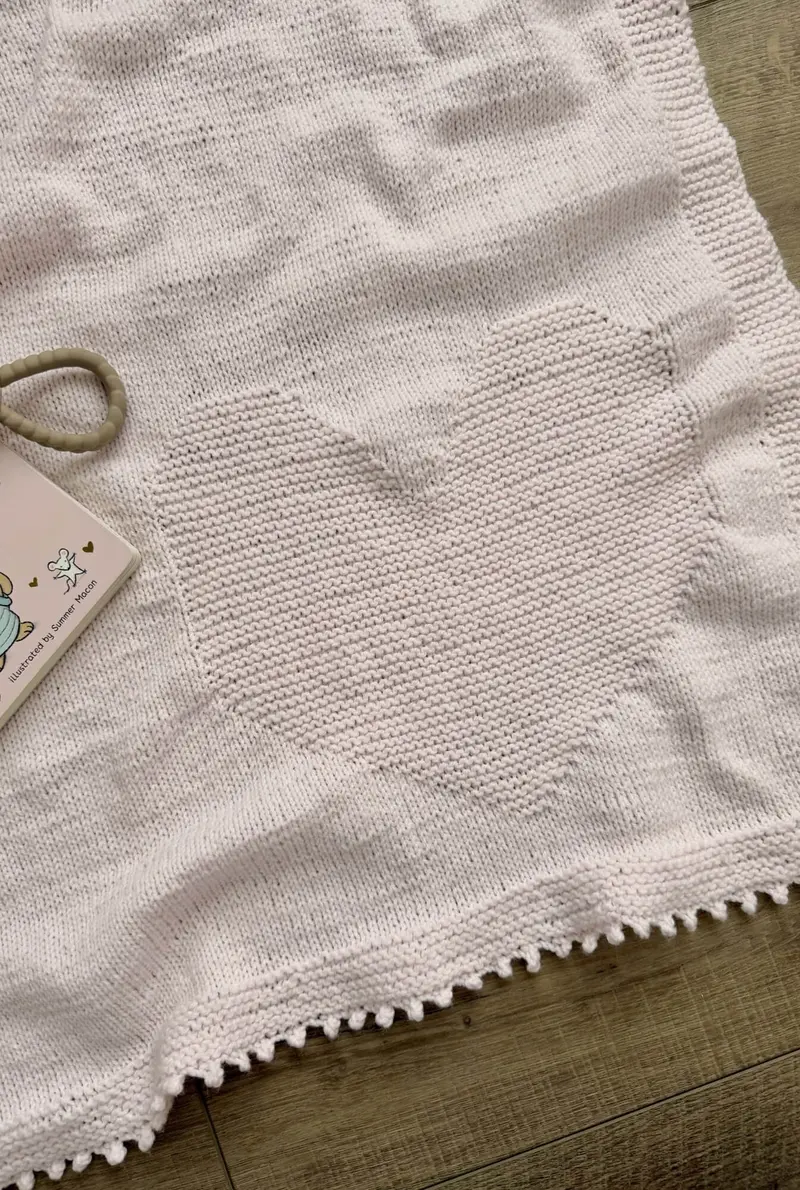 Knit Kit - Heirloom Heart Blanket 1