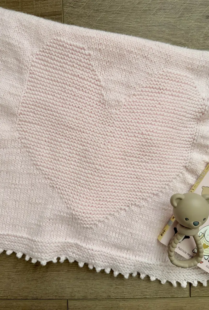 Knit Kit - Heirloom Heart Blanket 2