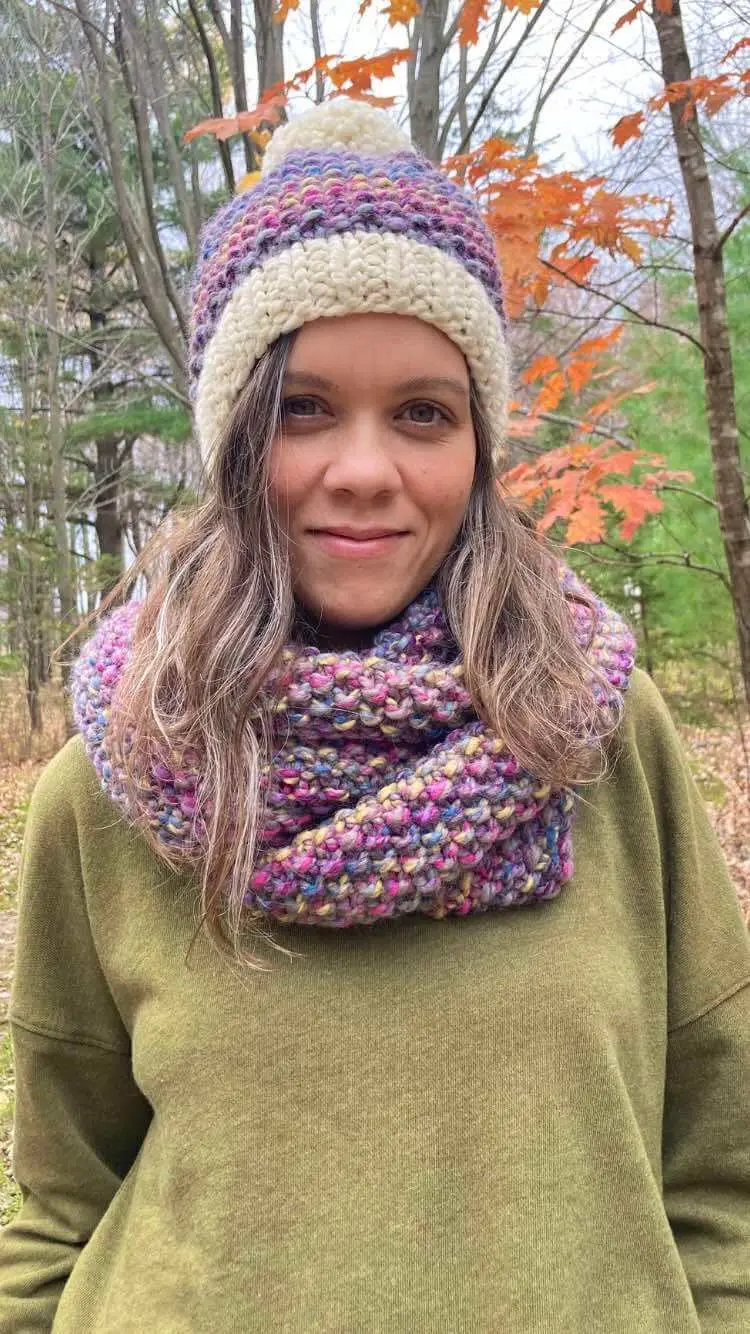 Knit Kit - Jackie Beanie & Cowl 1