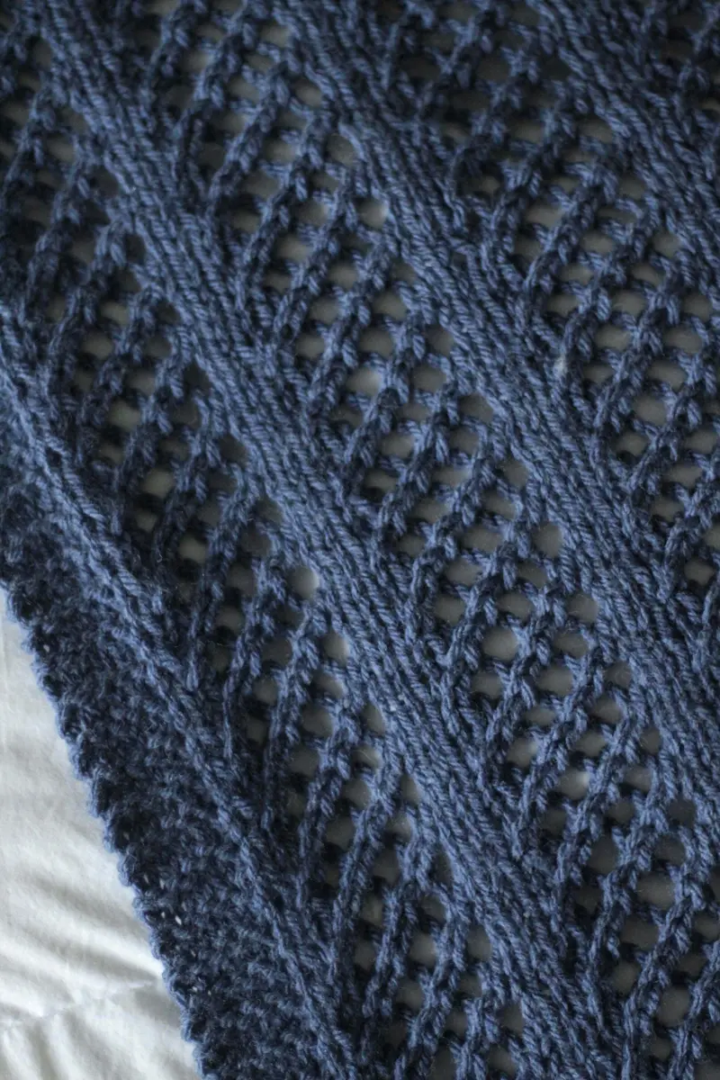 Knit Kit - Lattice Blanket 2