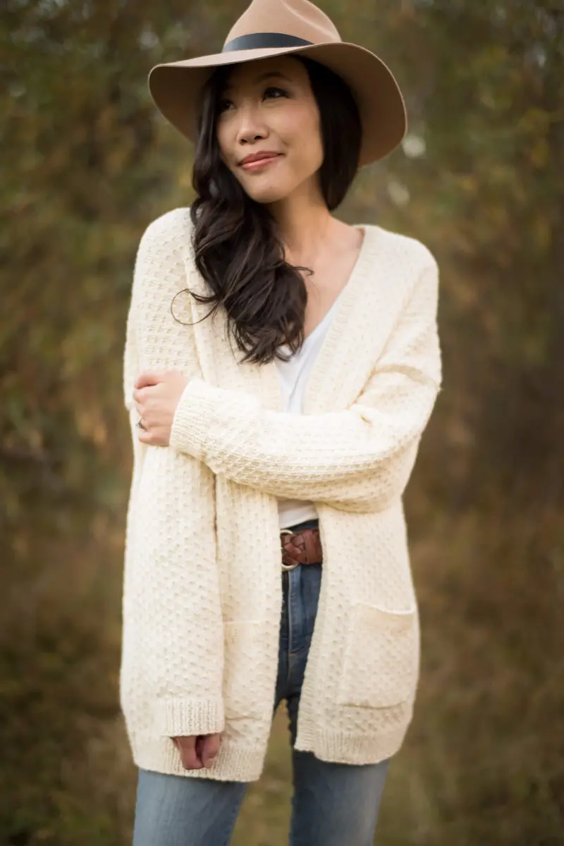 Knit Kit - Light Dotty Cardigan 1