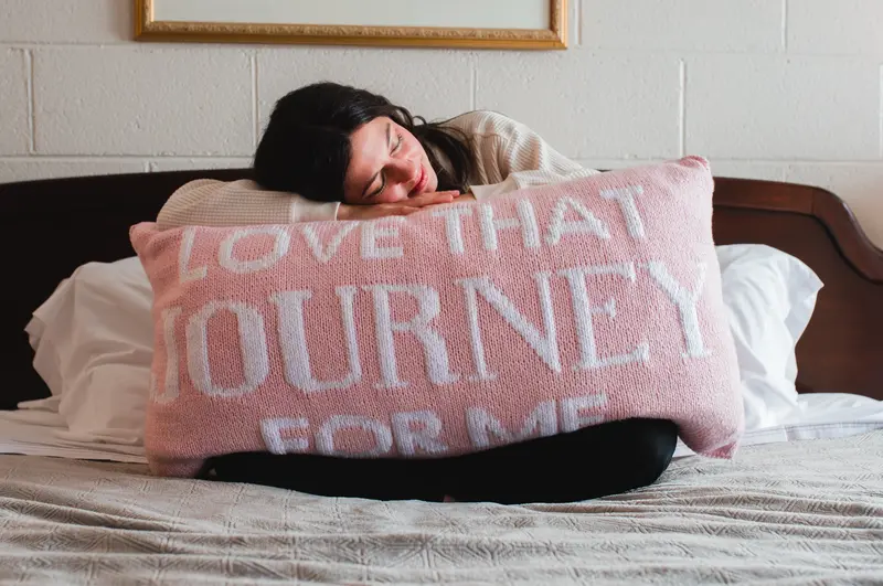 Knit Kit - Love That Journey For Me Pillow 2
