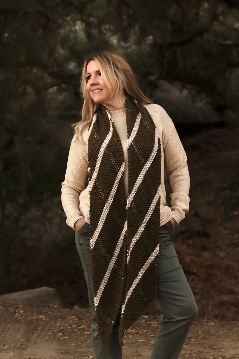 Knit Kit - Loxley Scarf 1