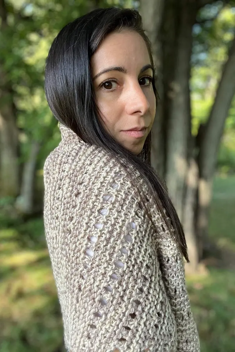 Knit Kit - Marled Mandala Shawl 1
