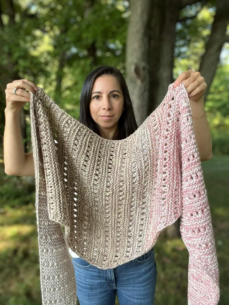 Knit Kit - Marled Mandala Shawl 2