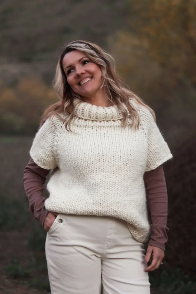 Knit Kit - Marshmallow Pullover 1