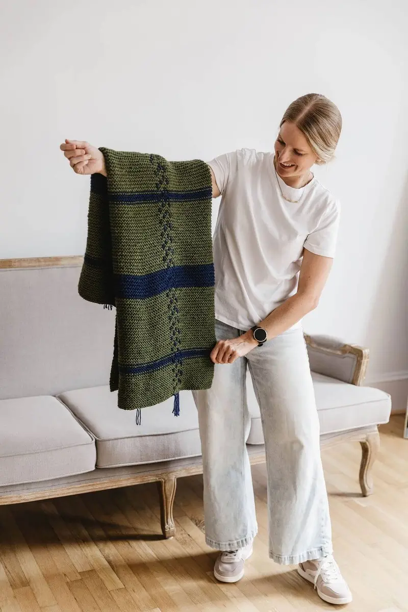 Knit Kit - Maxwell Blanket 2