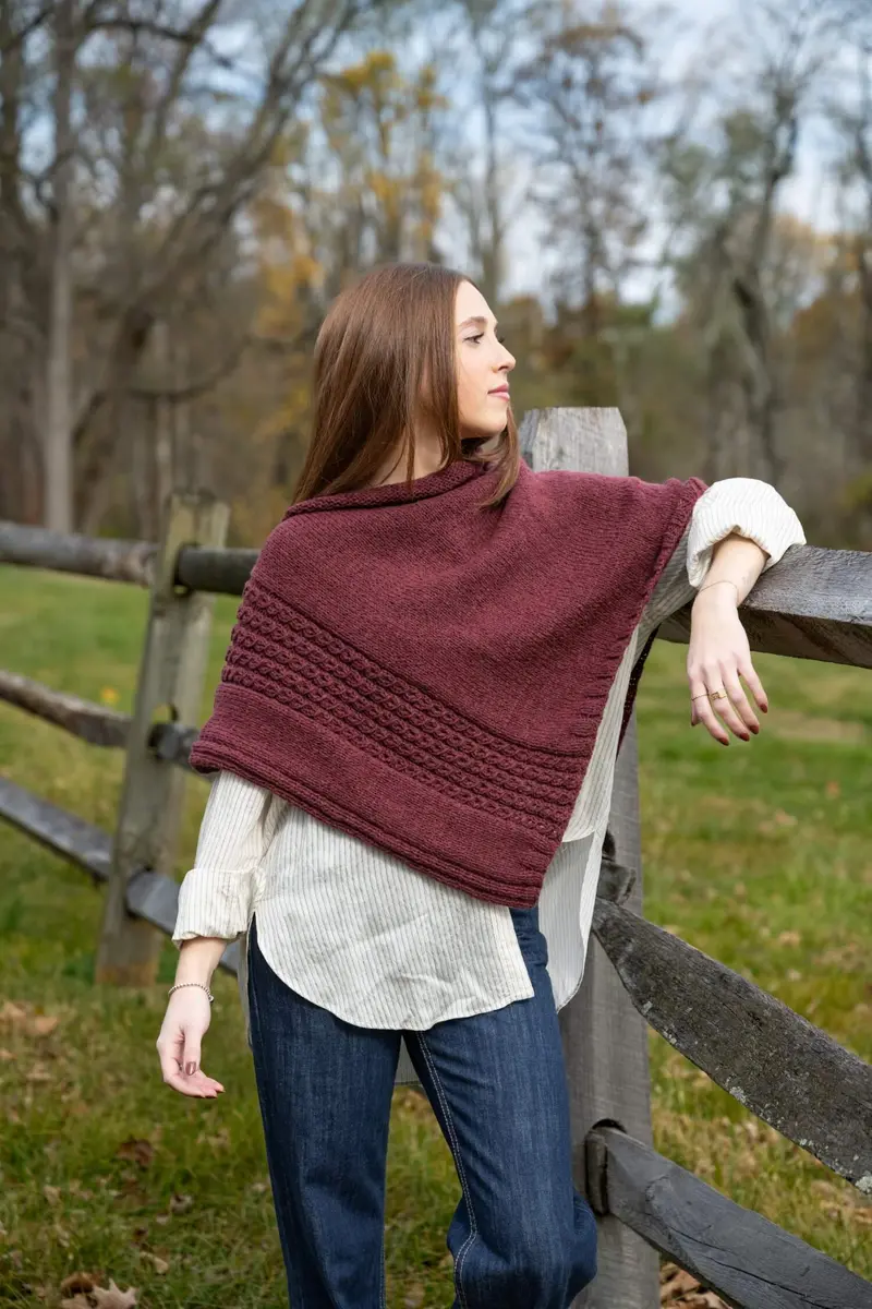 Knit Kit - Mayfair Poncho 1