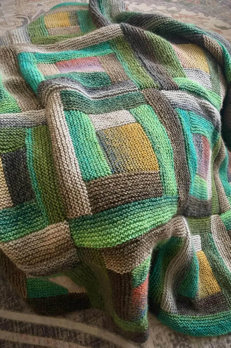 Knit Kit - Meet Me At The Cabin Blanket 1