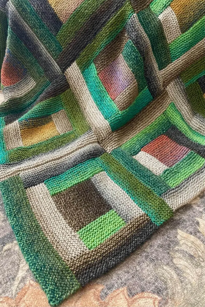Knit Kit - Meet Me At The Cabin Blanket 2
