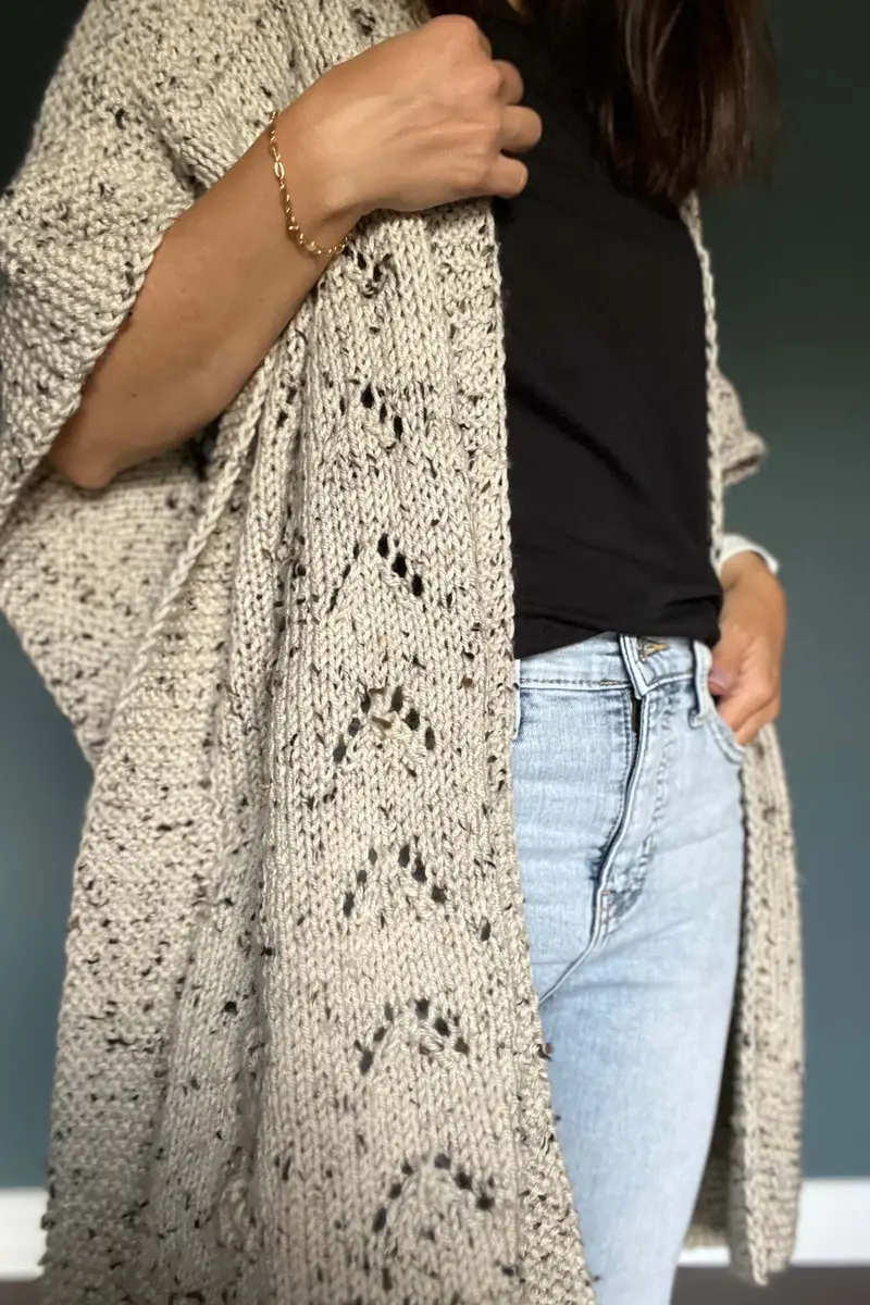 Knit Kit - Miriam Ruana 1